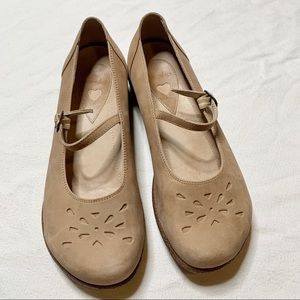 Dansko Suede Mary Jane Comfort Flats